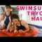 競泳水着プールでポージング！どれが好き？【来栖うさこ×大原がおり】 #SWIMSUITTRYONHAUL