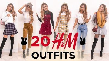20 H&M outfits UNDER $50 | FALL TRY-ON HAUL & REVIEW