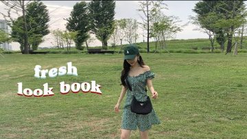 날씨 좋은 날 한강 갈까? 프레쉬한 6가지 감성 룩북🌿• summer fashion look book • 여름 룩북 • 패션 하울 • 야외 룩북 • 꾸안꾸룩 • 은비데이