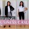 BUSINESS CASUAL OFFICEWEAR OUTFITS FOR WORK | Aritzia, H&M, Target, Zara