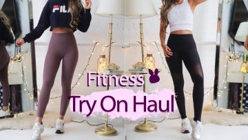 Fitness Clothing Try-On Haul | Lululemon/ Aloyoga/ Fabletics/ Adidas