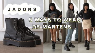 HOW TO STYLE DOCS | 5 Ways to Style Doc Martens Jadon Boots: Fall Outfits