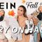 HUGE FALL SHEIN TRY ON HAUL 🍁| Fall outfits *discount code*