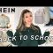 HUGE SHEIN BACK TO SCHOOL TRY-ON HAUL!! GIVEAWAY + discount code