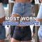 My Top 10 Most Worn Denim Shorts | Agolde, Levis, Ksubi Jeans TRY ON!