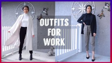 OFFICEWEAR OUTFITS I WEAR TO WORK – PART 2 | Aritzia, Uniqlo, Zara, H&M, Madewell