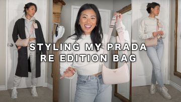 Styling My New Prada Re Edition Bag! Casual Cool Girl Outfits | Christine Le