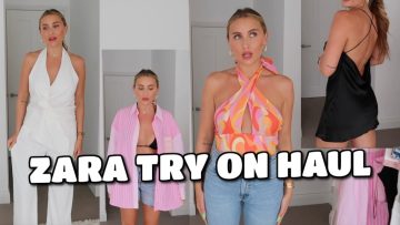 SUMMER ZARA TRY ON HAUL | NEW IN & SALE FINDS