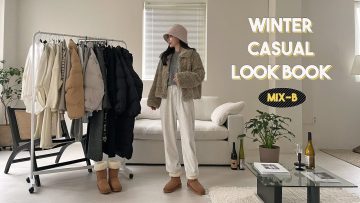 추위 멈춰✋🏻집앞이야 나와! 겨울.ver☃️ 꾸안꾸룩 158cm 42kg winter casual look book