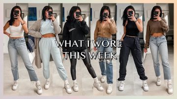 What I Wore This Week | Quarantine Edition // Cozy Chic Outfit Ideas
