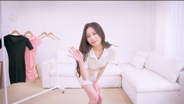 (4k)카라원피스 룩북👗👗👗 / LOOKBOOK 가로룩북 언더웨어 원피스룩북