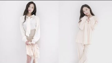 (4K 고화질 직캠) 후방주의 실루엣 룩북  챌린지❤️ / 원피스 파자마 룩북  LOOKBOOK