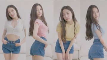 (4k) 어떤 티가 가장 잘 어울리나요?😍 / 리사룩북