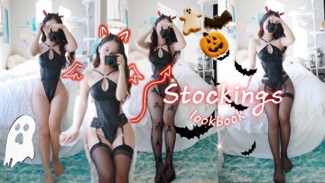 할로윈 특집 다양하고 특이한 스타킹 lookbook🎃