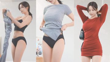 [4K] 섹시 데일리 미니원피스 후방주의 룩북💖  Sexy Daily Mini Dress Posterior Look Book