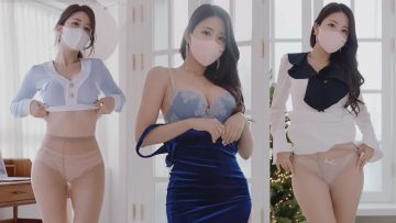 [4K 세로룩북] 점점 벗는 룩북 모음💜 레전드 몸매 모델 장미 란제리 룩북 직캠 underwear LookBook ルックブ