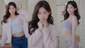 (4K 세로룩북) 여대생 청바지 룩북💛 여친룩 언더웨어 룩북 직캠 ❤ jeans, underwear Lookbook 모델룩북 여자룩북