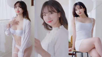 [4K 세로룩북] 액기스만 모아놓은 화이트룩 하이라이트 언더웨어 룩북 Underwear LOOKBOOK 꽃송 룩북 직캠