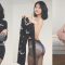 (4K세로룩북) 겨울에는 검스 🖤 언더웨어 원피스 룩북 Mini Dress Underwear Lookbook