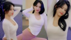 (4K 세로) 눈앞에서 화이트 컬러 후방주의 룩북 underwear LOOKBOOK 란제리 룩북 직캠 / 윤서린