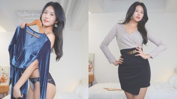 (4K세로룩북) 방 안에서 나만의 파티룩 입기 👙 Wear your own party look in the room