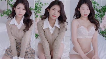 (4K 세로룩북) 낮져밤이 여자 룩북💕 스타킹 교복 코스튬 란제리 직캠 레전드 몸매 skirts underwear Lookbook 양서윤룩북