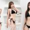 [직캠] 치명적인 눈빛의 블랙 비키니를 입은  베이글 모델의 비키니 룩북 촬영현장 lovely bikini outfit