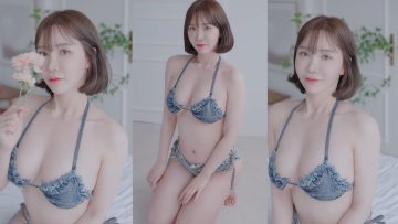 (4K 세로룩북) 타고난 골반 레전드 몸매🤍 데님 비키니 룩북 직캠 underwear Lookbook 모델 룩북 Lingerie Try On 결kyul룩북 Ai 실사 룩북