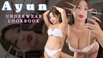 [4K직캠] ❤속옷도 언더붑 가능? 이아윤 모델의 속옷 룩북 촬영현장 lovely underwear outfit❤