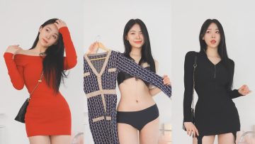 (4k) 💘취향저격💘 섹시 미니원피스 룩북 |여친룩 |섹시룩 |데이트룩 |오피스룩 |세로룩북 LOOKBOOK DAILY