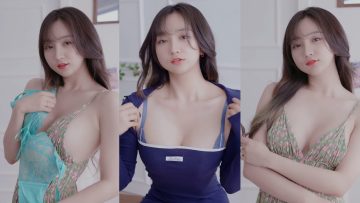 (4K 세로룩북) 남심저격 코피팡💛 눈앞에서 갈아입는 언더웨어 룩북 직캠  Underwear LOOKBOOK 꽃송 룩북