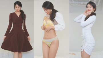 [4K] 느낌 가는 대로 입어보는 섹시 원피스 룩북 💕 A sexy dress look book that fits your mood 💕