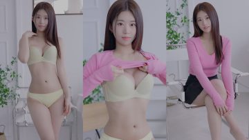 (4K 세로룩북) 초근접 Ai 실사 룩북💕 여친룩 데이트룩 란제리 언더웨어 룩북 직캠 레전드 underwear Lookbook 모델 양서윤 룩북