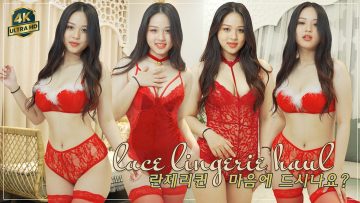 (4k 세로 직캠) LACE LINGERIE TRY ON 손상된 란제리 모델을 수리해야 합니다 ❤️ 감히 시도해 보시겠어요? #속옷 #란제리