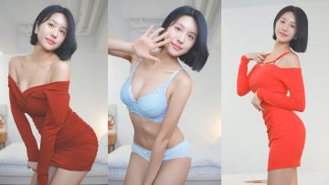 [4K] 눈앞에서 갈아입는 섹시한 미니 원피스 룩북💖  Sexy mini one piece look book that you change in front of your eyes